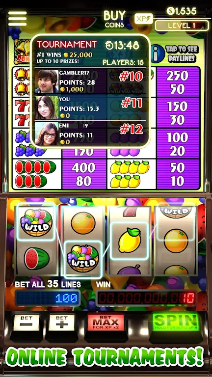 Classic Slots - Fruit & Bells Screenshot4