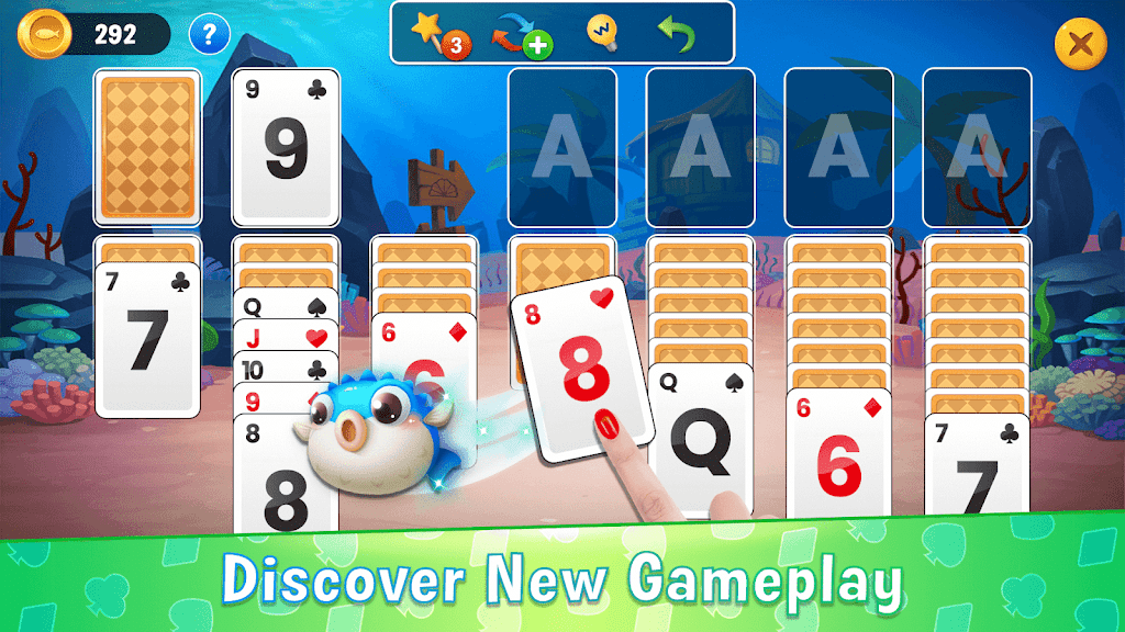 Solitaire Ocean - Card Games, Klondike & Tripeaks Screenshot4