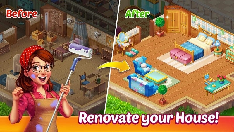 Solitaire Home Story Screenshot2