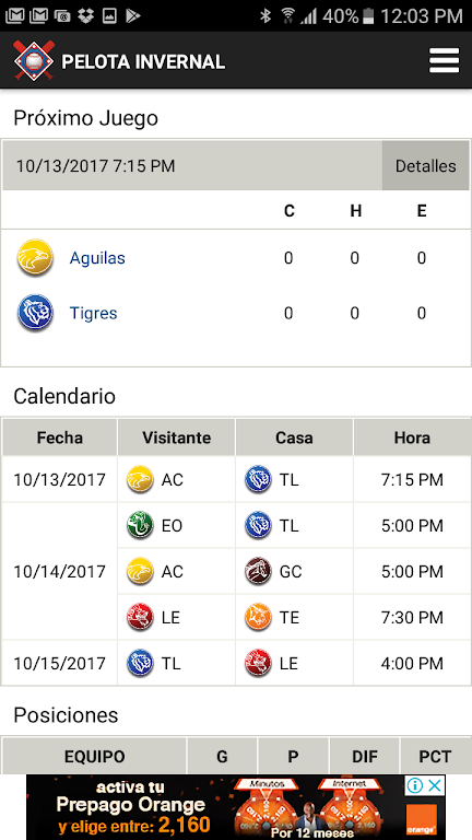 Pelota Invernal Screenshot2