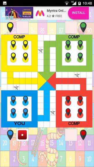Ludo Bash and Snakes Ladders Screenshot3