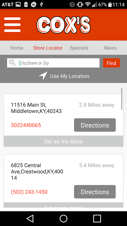 Cox's Smokers' Outlet Screenshot2