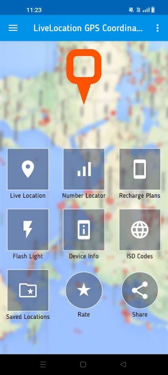 Live Location, GPS Coordinates Screenshot1