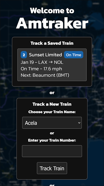 Amtraker | Amtrak Tracker Screenshot1