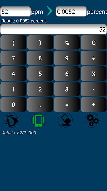 convert ppm to percent | % to ppm conversion Screenshot2