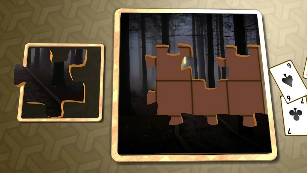 Jigsaw Solitaire - Trick/Treat Screenshot2