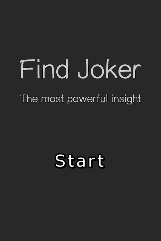 Find Joker - Powerful insight Screenshot1