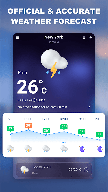 Weather app - Radar & Widget Screenshot1