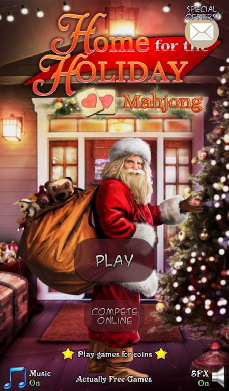 Hidden Mahjong: Home for Xmas Screenshot1