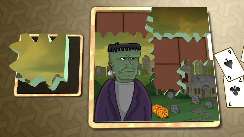 Jigsaw Solitaire - Halloween Screenshot2