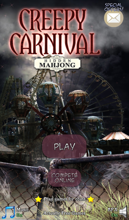 Hidden Mahjong Creepy Carnival Screenshot1