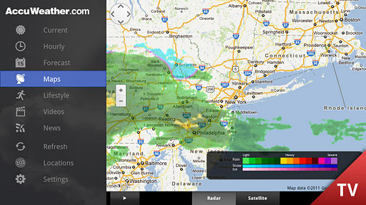 AccuWeather for Google TV Screenshot4
