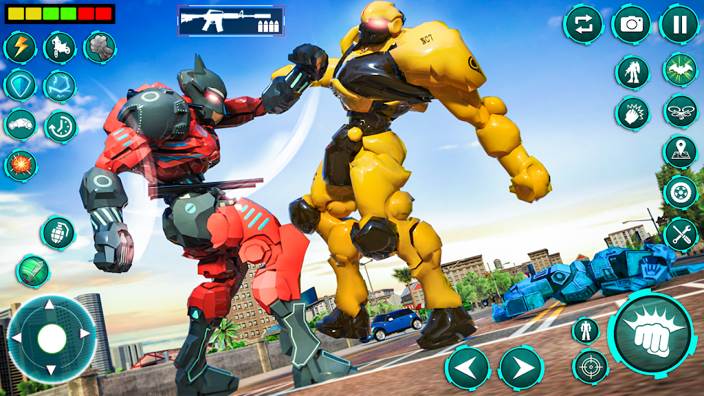 Bat Robot Moto Bike Robot Game Screenshot4