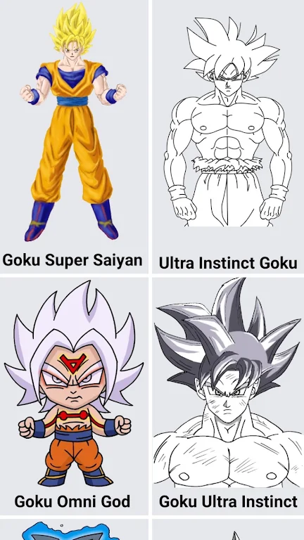 How to draw Goka all forms Screenshot2
