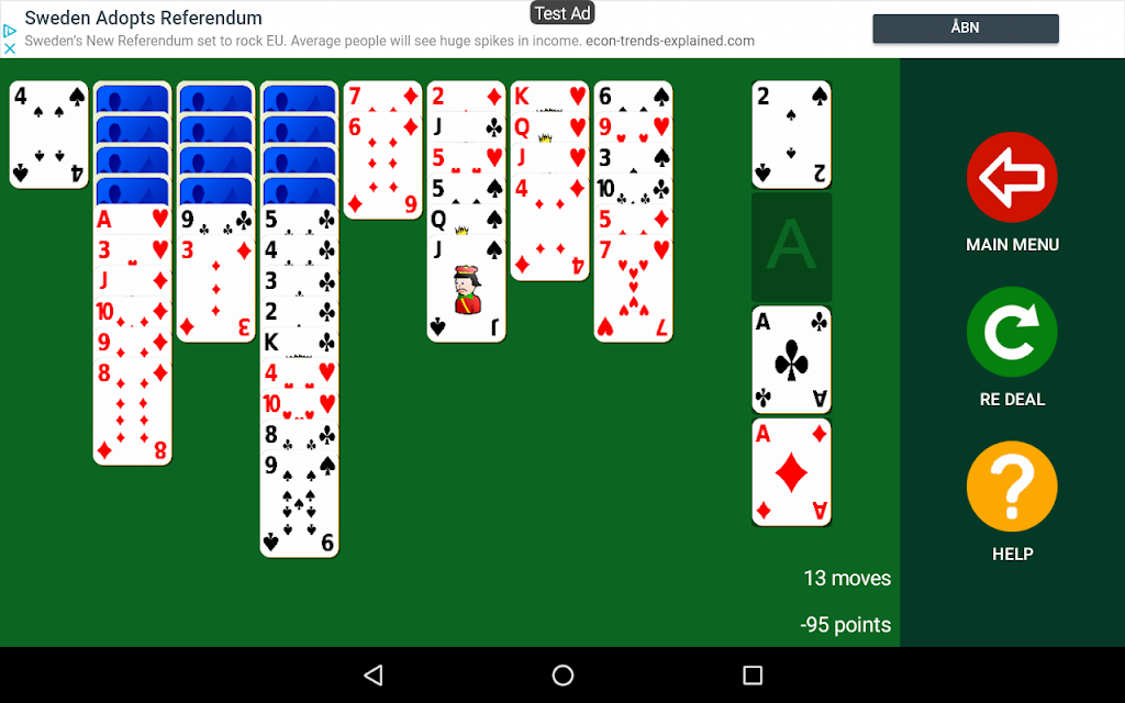 Eight Solitaire - An Original Card Game Screenshot2