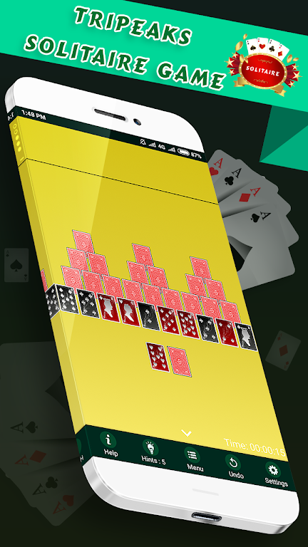 TriPeaks Solitaire - Free Classic Card Game Screenshot3