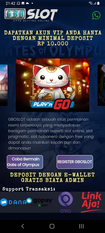 GBOSLOT : Slot Pragmatic Play Screenshot3
