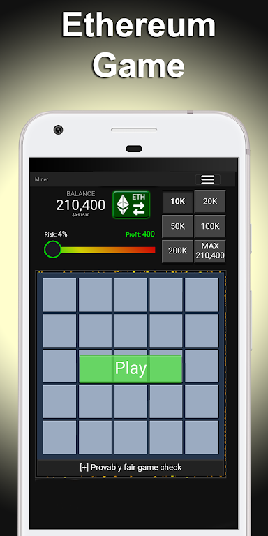 Money Miner - avoid bombs and win Ethereum Screenshot2