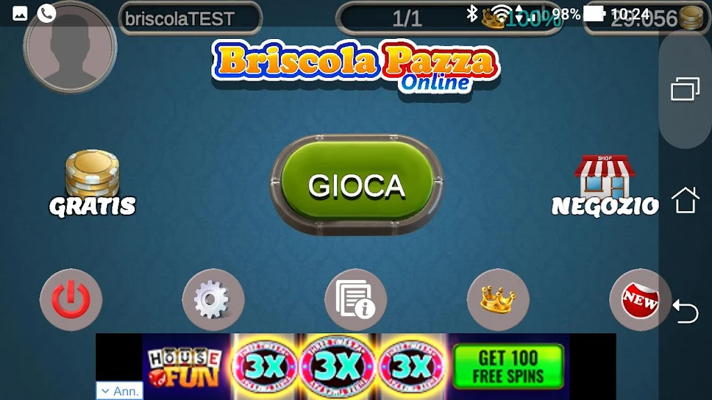 Briscola Pazza OnLine Screenshot2