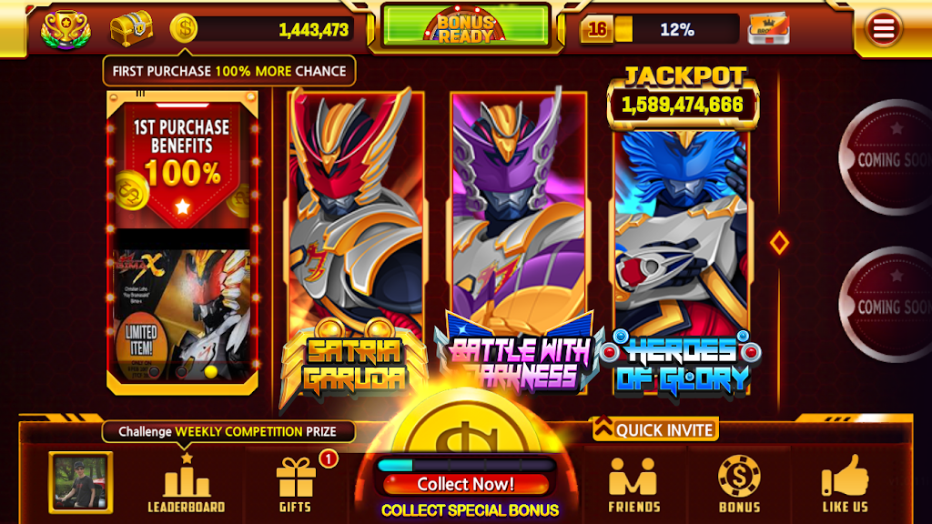 BIMA-X THE SLOTS Screenshot1