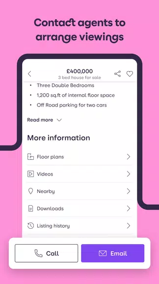 Zoopla home property search UK Screenshot4