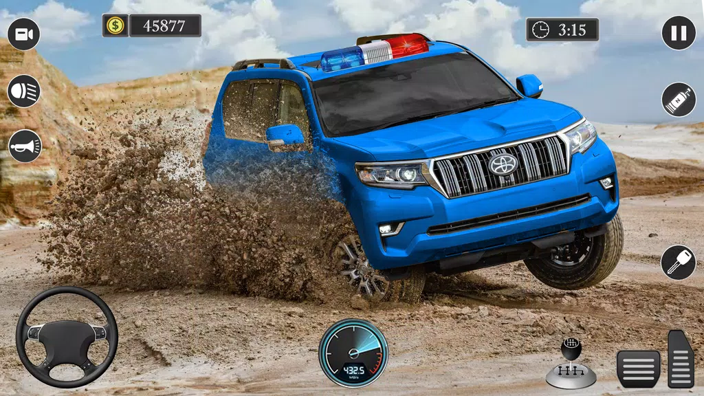 Flying Prado Car Robot Game Screenshot2