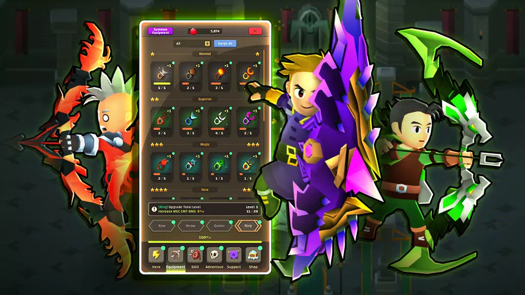 Super Arrow AFK: Skill Combos Screenshot3