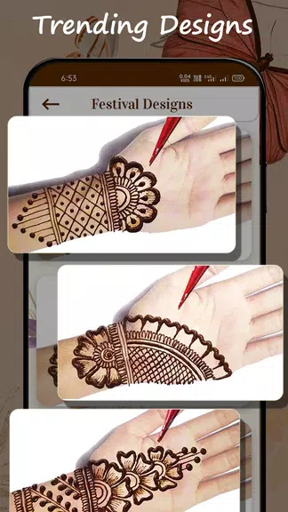 Mehndi Design Easy Simple Screenshot1