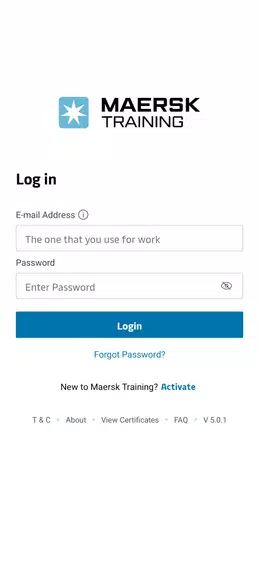 Maersk Training TMS Screenshot1