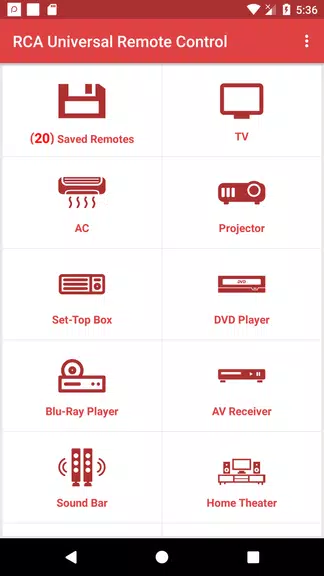 RCA Universal Remote Screenshot1
