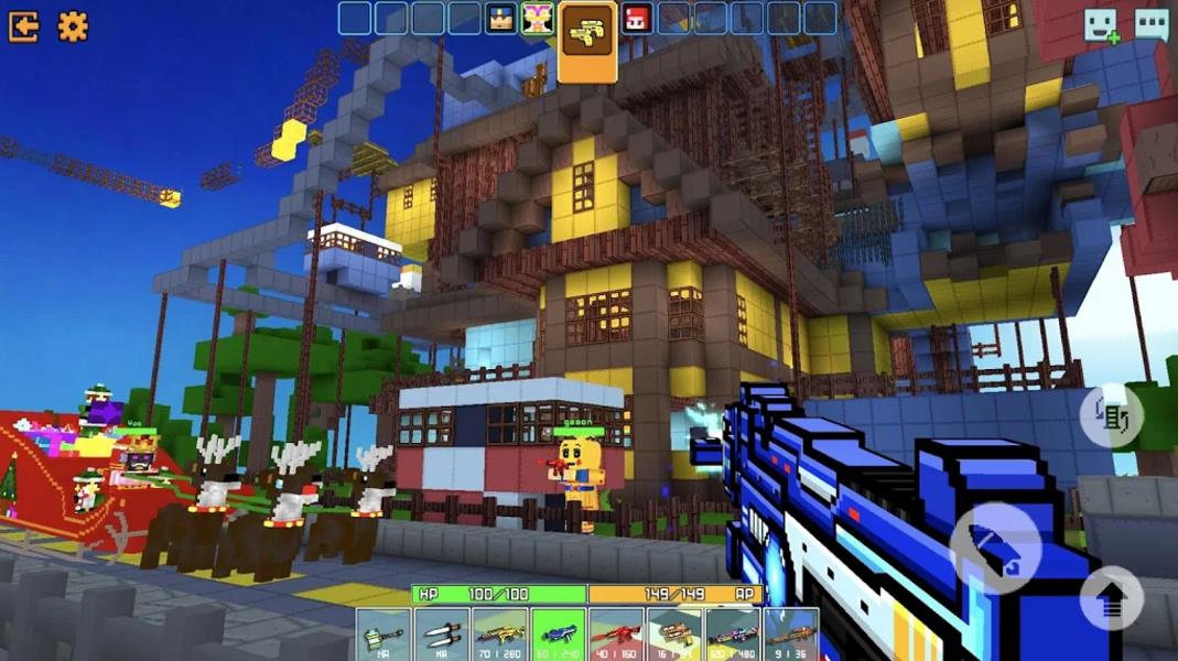 Cops N Robbers:Pixel Craft Gun Screenshot2