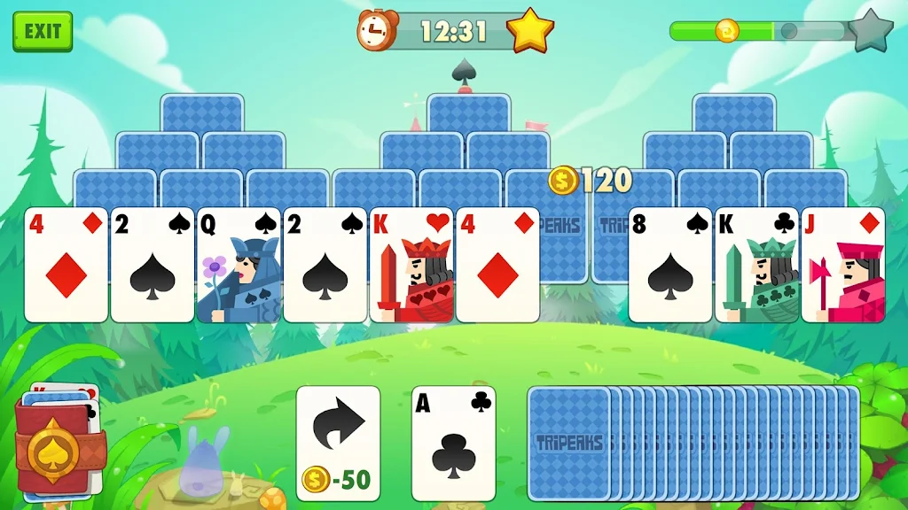 Solitaire Tripeaks : Card War Screenshot4