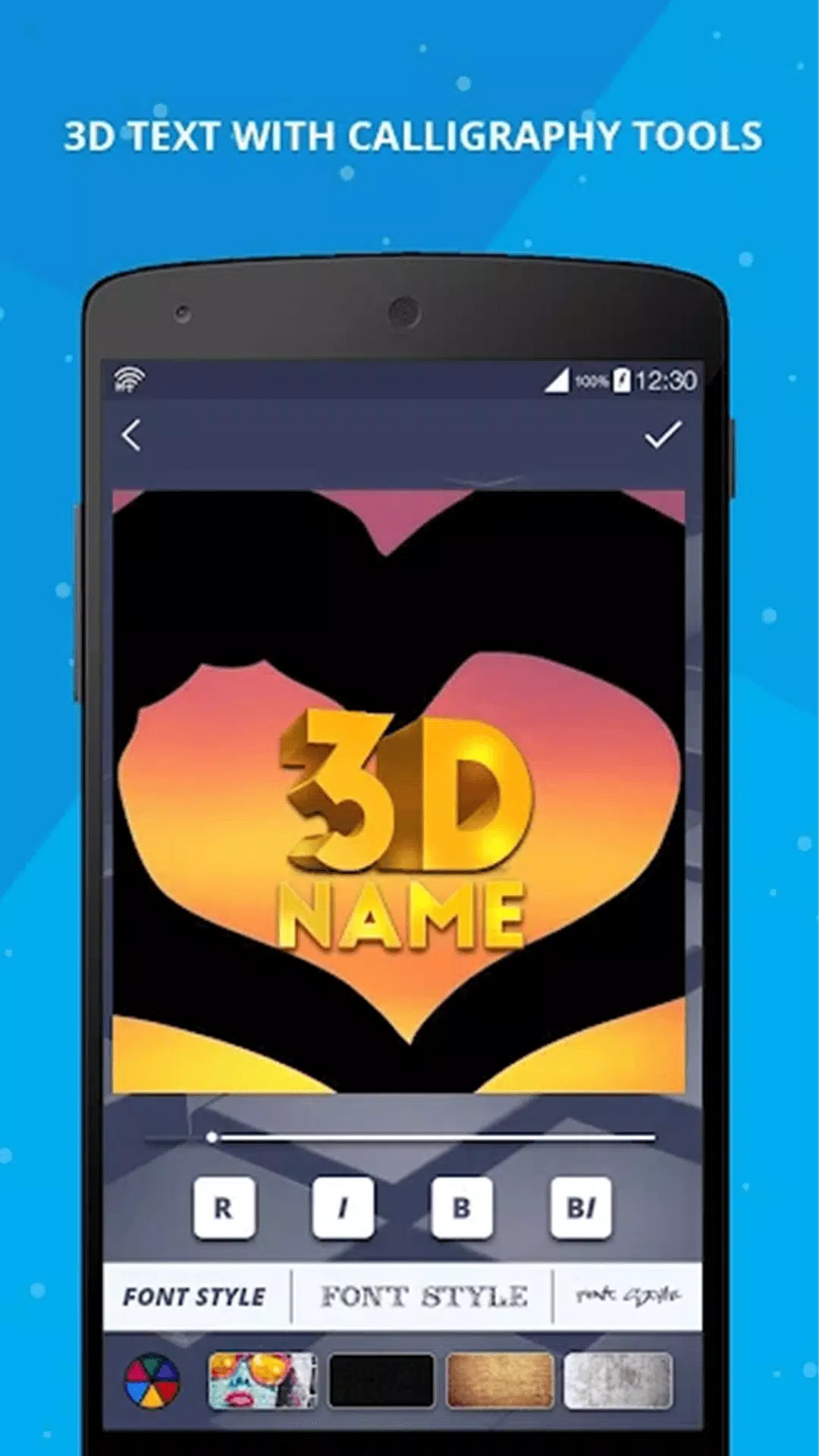 3D Name on Pics - 3D Text Screenshot3