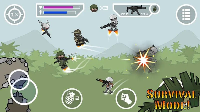 Doodle Army 3 : Mini Militia Screenshot2