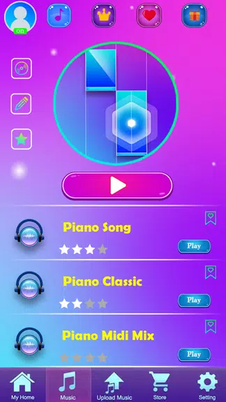 BTS Piano kpop game Screenshot1