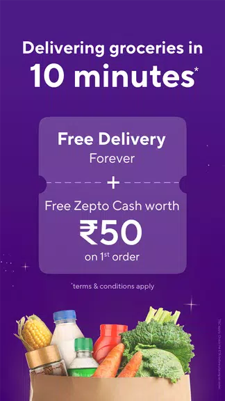 Zepto:10-Min Grocery Delivery Screenshot1