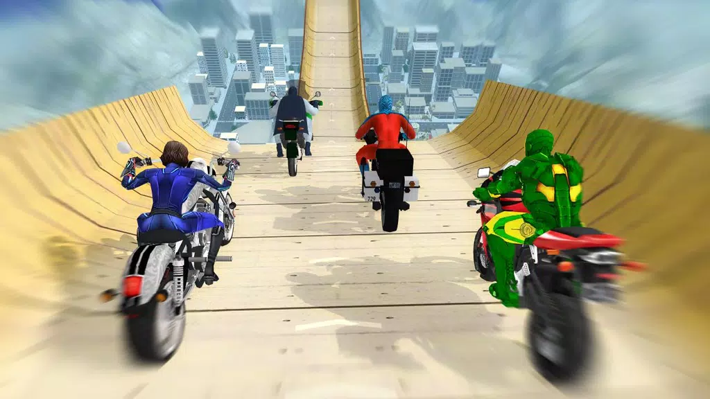 Super Hero Bike Mega Ramp 3 Screenshot2
