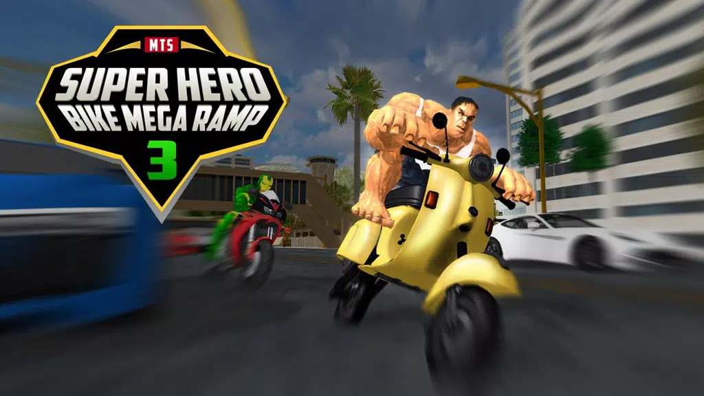 Super Hero Bike Mega Ramp 3 Screenshot4