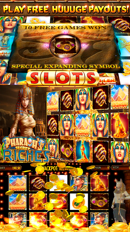Pharaoh's Secret Riches Vegas Casino Slots Screenshot2