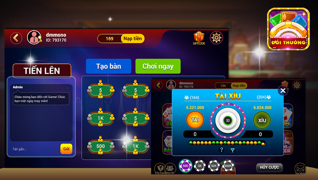 BemClub game danh bai doi thuong Screenshot2