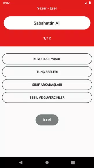 Yazar Eser Oyunu AYT Edebiyat Screenshot1