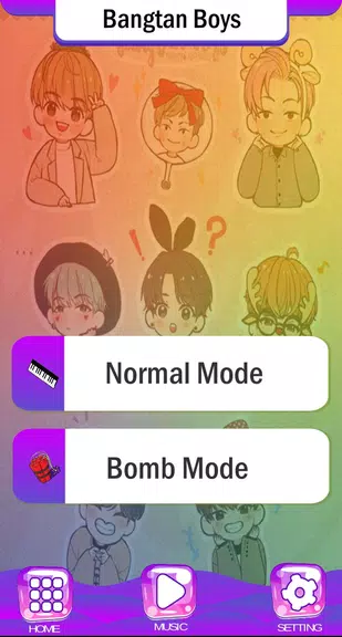 BTS Chibi Piano Tiles Screenshot3