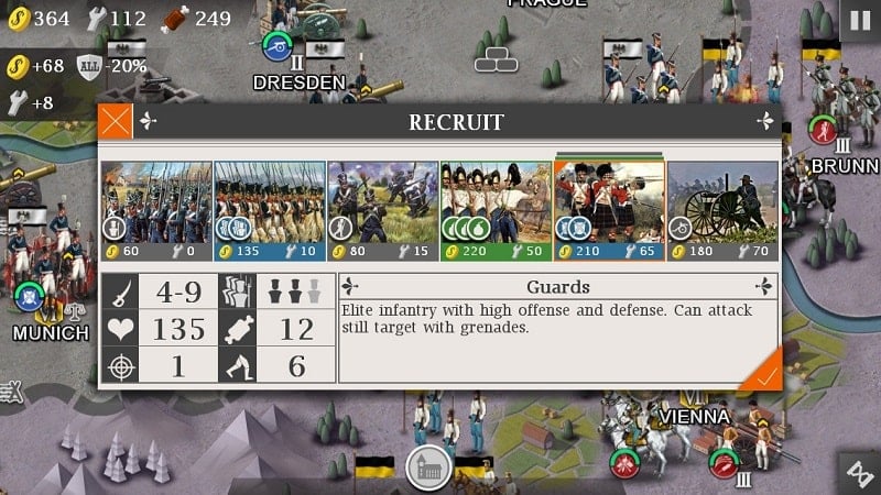 European War 4 : Napoleon Screenshot1