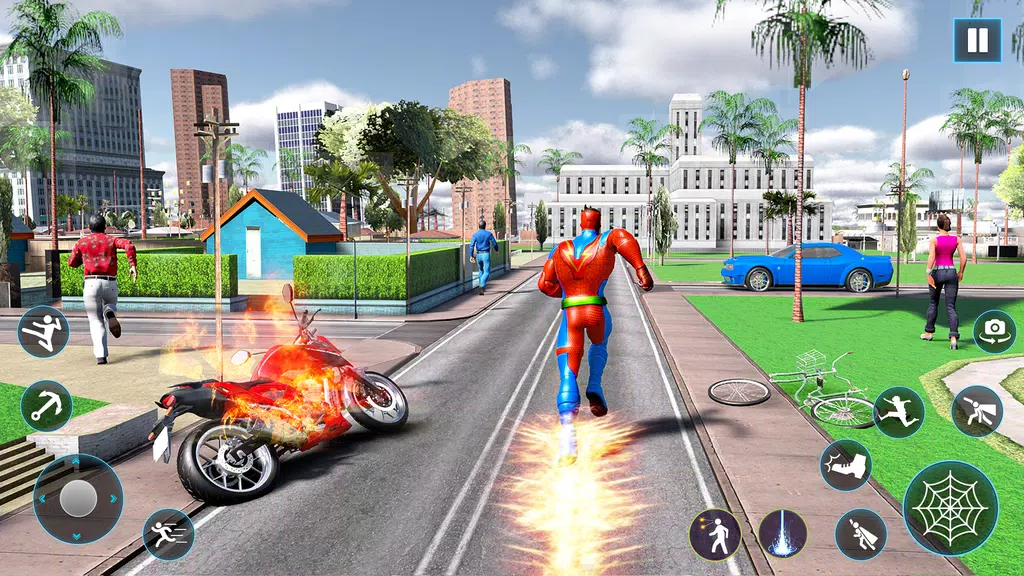 Wingman Rope Crime Spider Hero Screenshot4