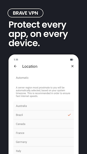 Brave Private Web Browser, VPN Screenshot3