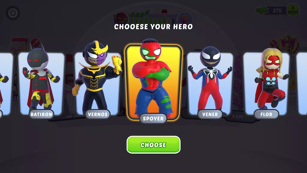Stick Hero: Comic Superhero Screenshot2