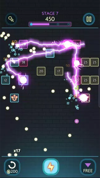 Neon bricks Screenshot4