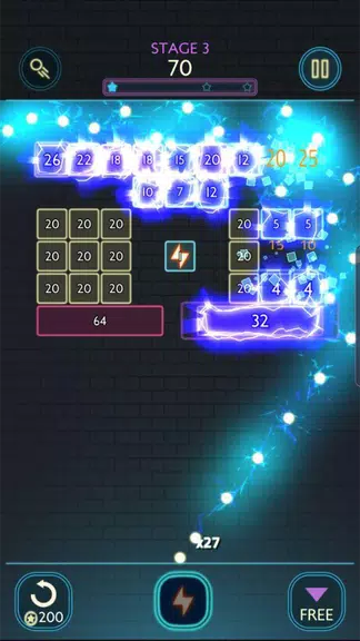 Neon bricks Screenshot3
