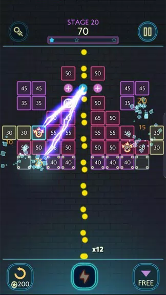 Neon bricks Screenshot2