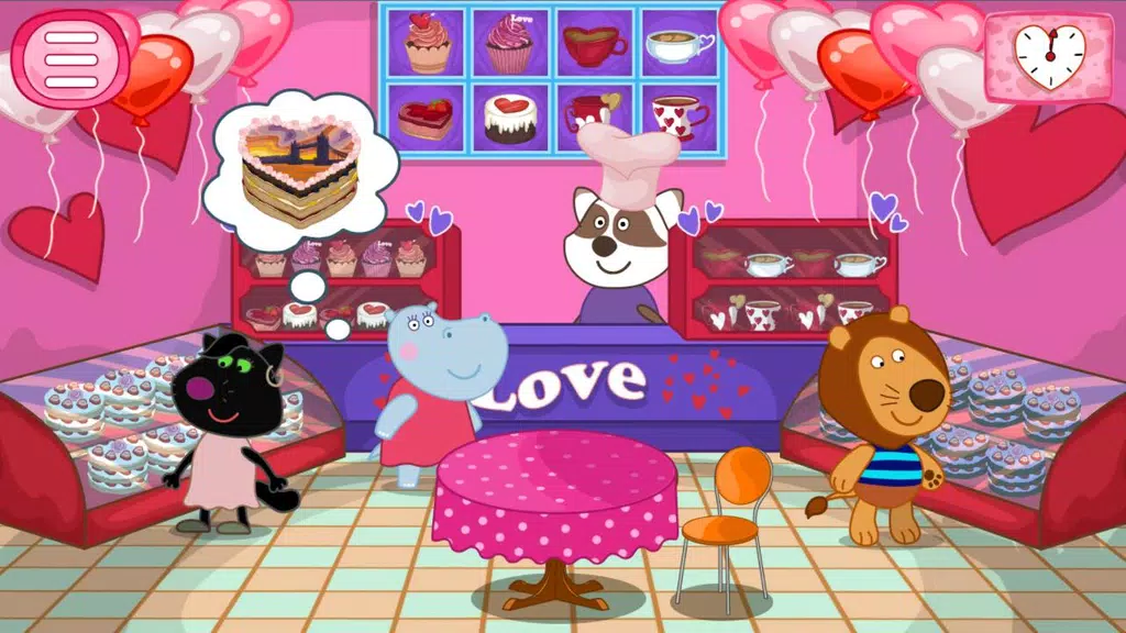 Valentine's cafe: Cooking game Screenshot1